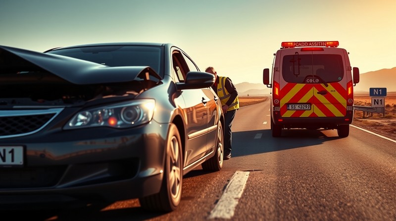 Emergency car help N1 Highway